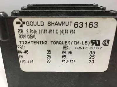 USED GOULD / SHAWMUT 63163