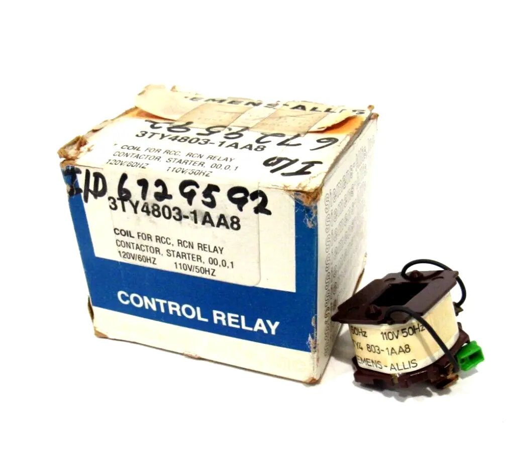 NEW SIEMENS 3TY4803-1AA8 COIL 3TY48031AA8