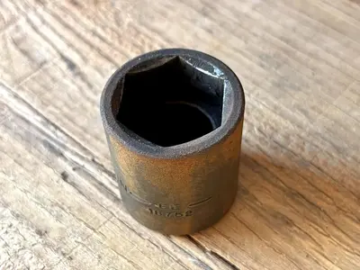 Vintage Craftsman EE 18752 1 in Impact Socket Short 1/2" Drive  6 point