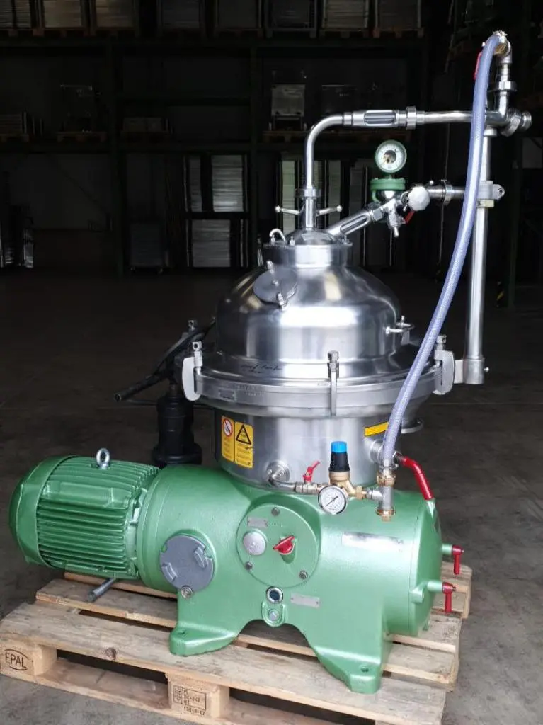 Westfalia SA 20-06-076 clarifier centrifuge, 316SS.