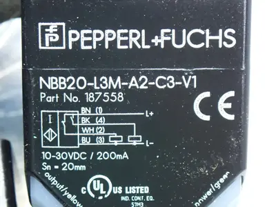 Used PEPPERL+FUCH NBB20L3MA2C3V1 Proximity Sensors Ohio US | HGR 24 #864395