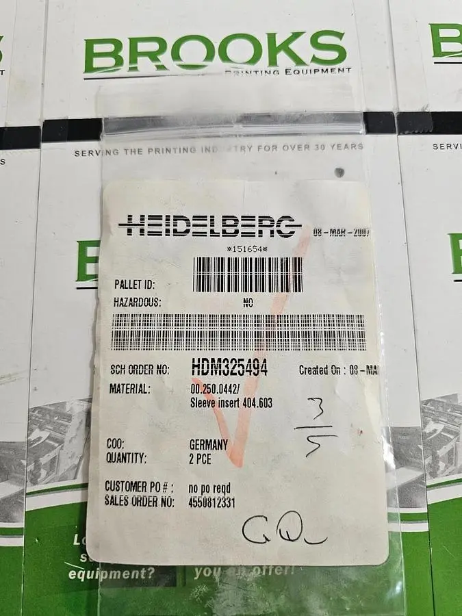USED HEIDELBERG HDM325494