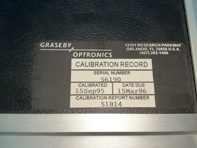 Used GRASEBY OPTRONICS S380 Optical Detectors / Power Meters Ohio US | HGR 24 #1406254