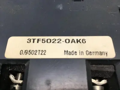 USED SIEMENS 3TF5022-OAK6