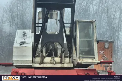 Used 1981 LINK-BELT HC218A Truck-Mounted Cranes Pennsylvania US | Proxy Equipment #1382877