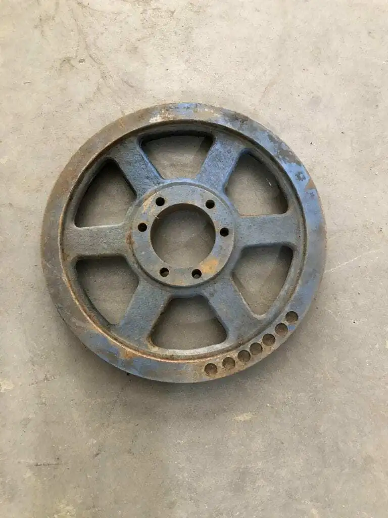 2 Groove V-Belt Pulley 13-1/4″ OD X 3″ ID ; 1/2″ to 1/4″ Wide Grooves