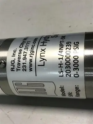 USED RJG INC. LS-H-1/4NPT-3K