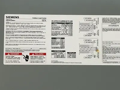 Used SIEMENS PW2442L3200CU Electrical Panels Ohio US | HGR 24 #1280500