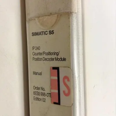 USED SIEMENS 6ES5 998-0TB22