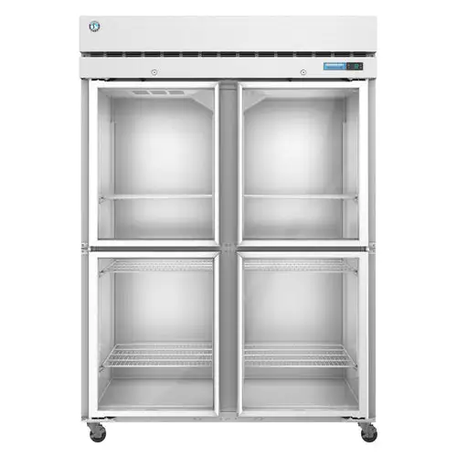 Hoshizaki F2A-HG 55" Steelheart Series Two Section Reach In Freezer, (4) Left/Right Hinge Glass Doors, 115v