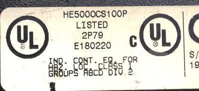 HORNER ELECTRIC HE5000CS100P OPERATOR INTERFACE
