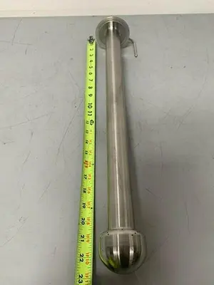 Stainless Steel 23" Spray Ball w/ 1 1/2" Sanitary Fitting