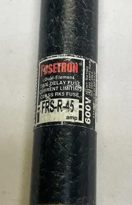 Used COOPER BUSSMANN FRS-R-45 Miscellaneous Equipment (Electrical & Power) | Surplus Asset Holdings #1193142