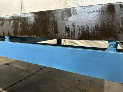 60" X 96" CAST IRON SURFACE PLATE W/ STAND
