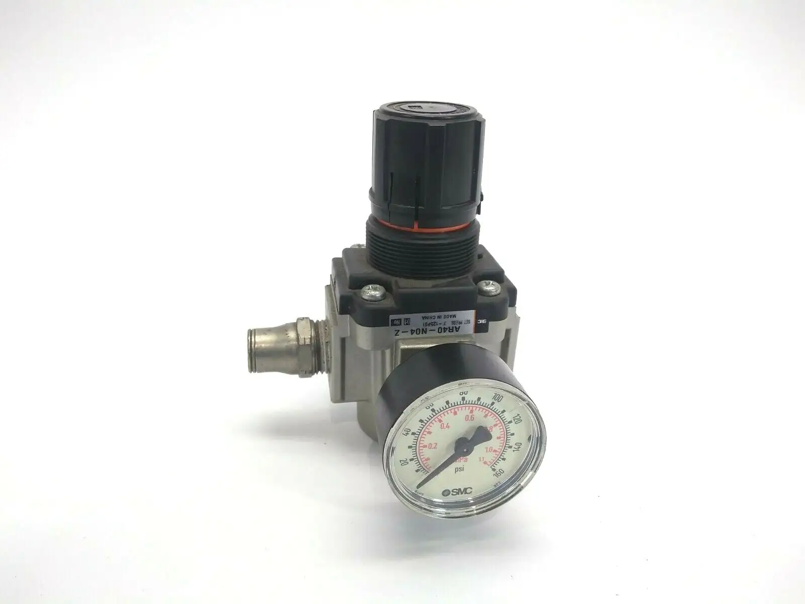 Used SMC Regulator, Pneumatic with Gauge Air Pressure Regulators Michigan US | Maverick Industrial Sales #1394758