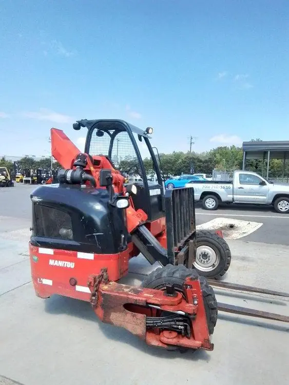 Used 2020 MANITOU TMT55 55XT 4W 3-Wheel Sit down Electric Counterbalance Forklifts Texas US | North Texas Equipment Services #549649
