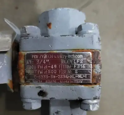 3/4" Ball Valve B16.34