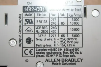 USED ALLEN BRADLEY 1492-CB1/G100 SER B