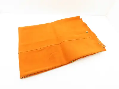 Cowhide Leather Welding Blanket Screen Curtain w/Eyelets 66" x 48"