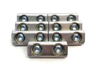 USED RITTAL SUPPORT ARM SYSTEM PROFILE HARDWARE,JOINING PLATE BRACKETS