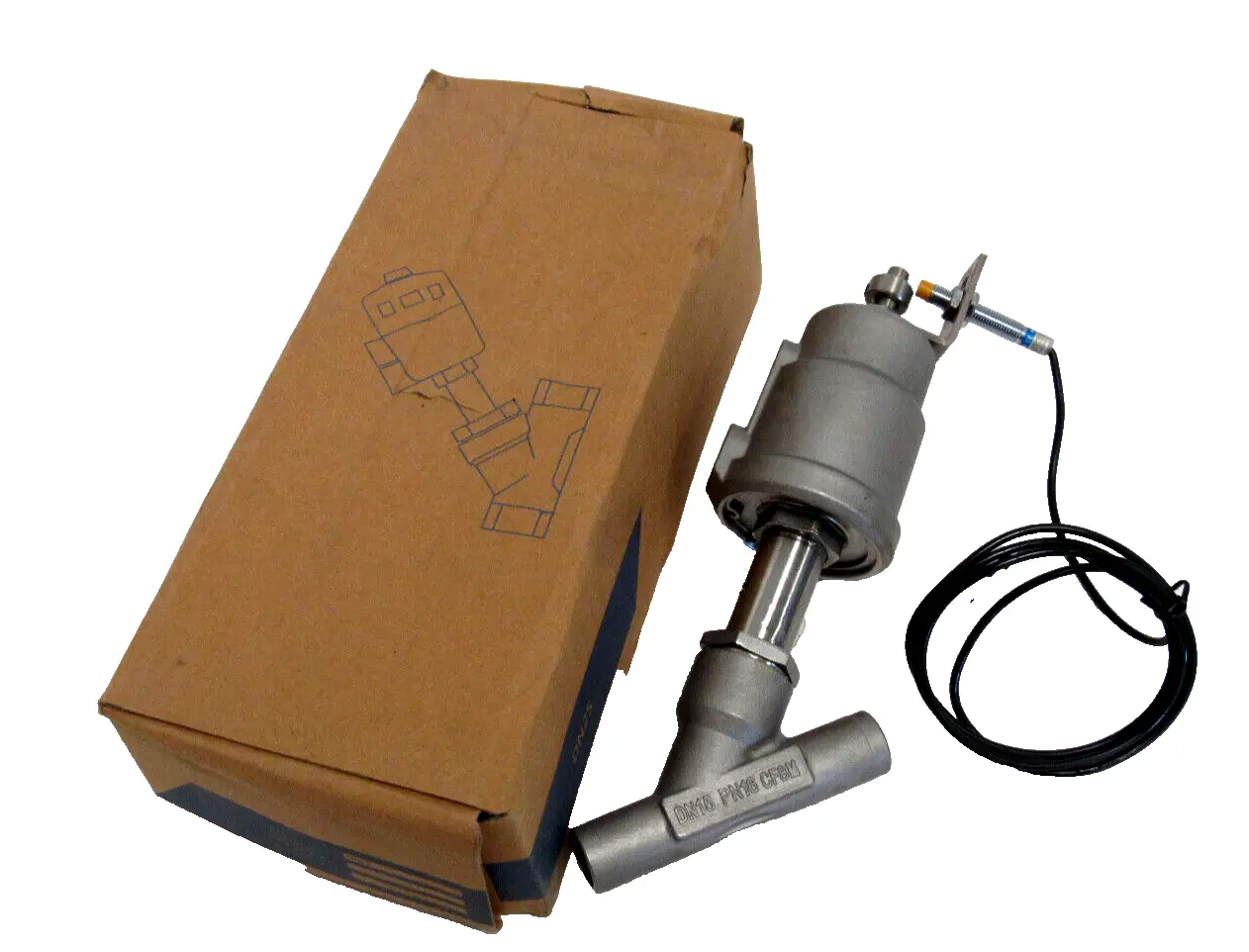 NEW DN25 STAINLESS VALVE 15MM SOCKET PNEUMATIC ACTUATOR