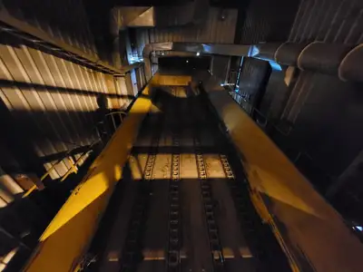 Infeed Log Conveyor for Chipper