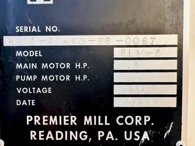 USED 1998 PREMIER MILL PLM-5