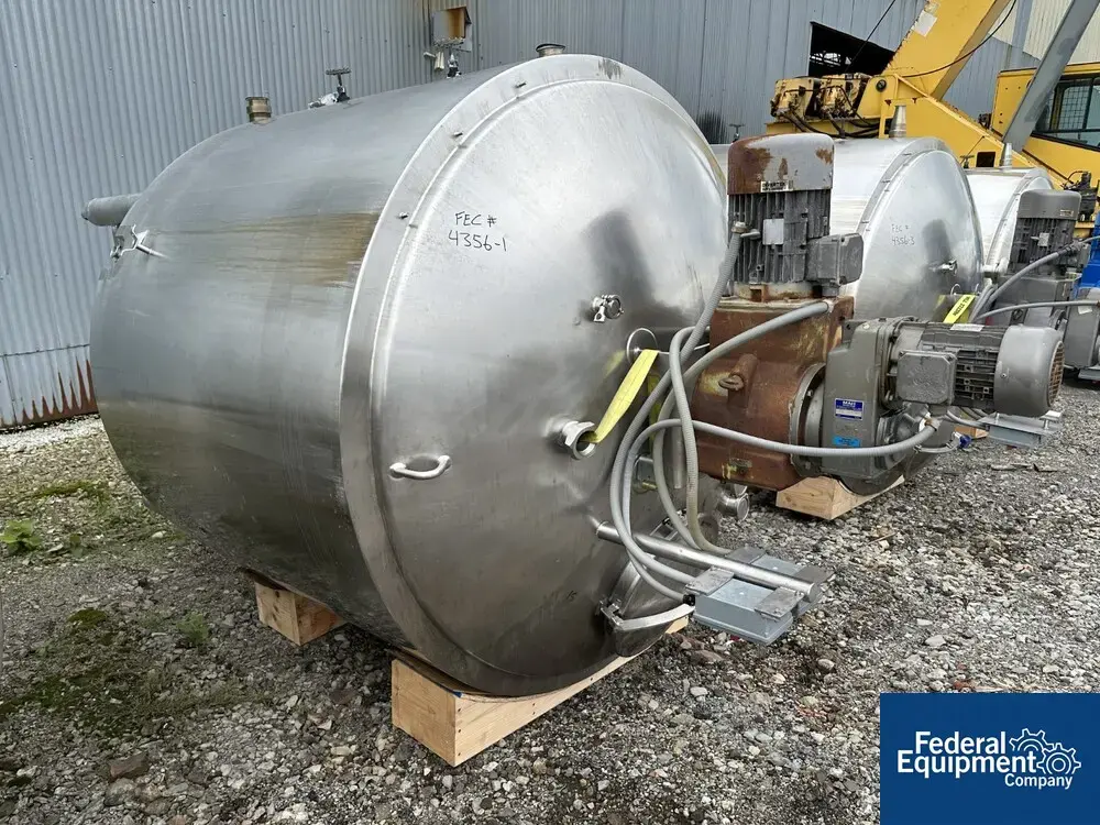 USED Walker 1,000 Gal Walker Twin Motion Processor Kettle, 316L S/S, 75#