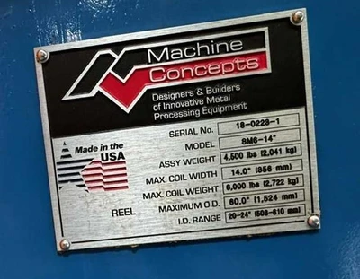 USED 2018 MACHINE CONCEPTS SM6-14