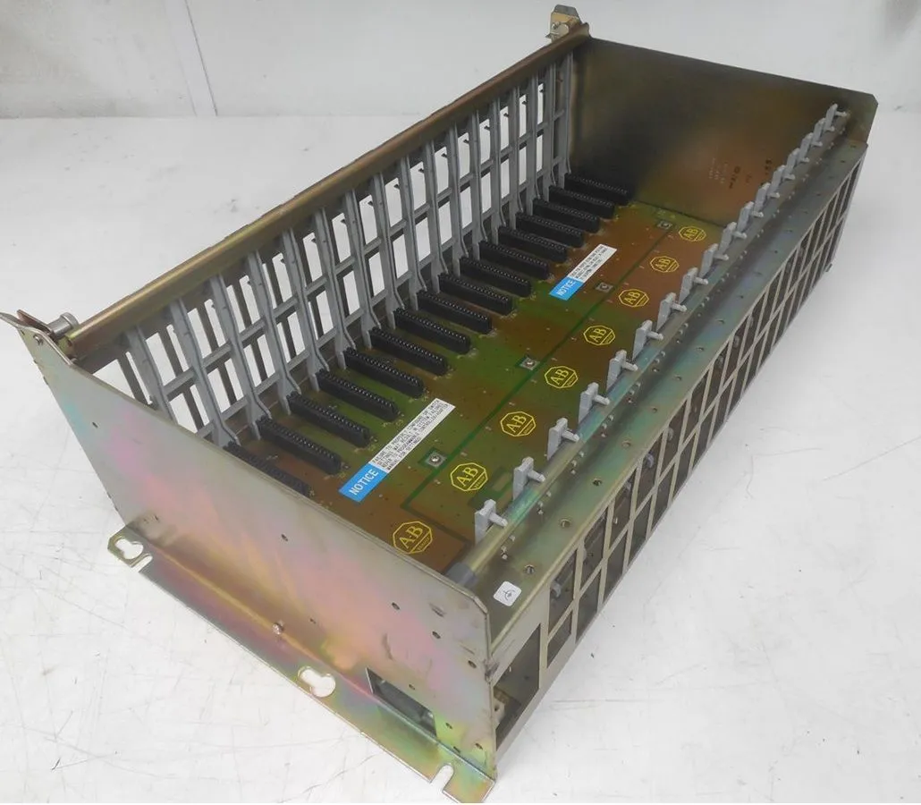 Allen Bradley 1771-A4B/B PLC-5 16 Slot I/O Chassis Module Used