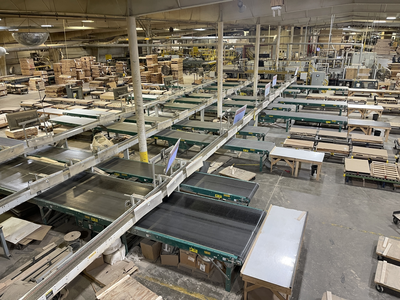 Weinig Optisaw System with Luxscan Combiscan and 3 Opticut 450 Quantum