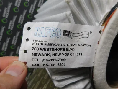 Nafco 233000104 Radial Fin Element 10 Micron Polyester Media Steel Core New