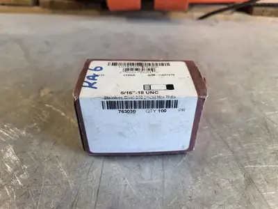 5/16"-18 UNC Stainless Steel 316 Hex Nut (Box of 100)