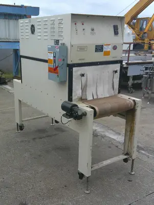 SPC9274  Shrink Tunnel Belco Packaging Systems, Inc electric shrink tunnel model ST2210, 18" w x 9.5" tall work opening