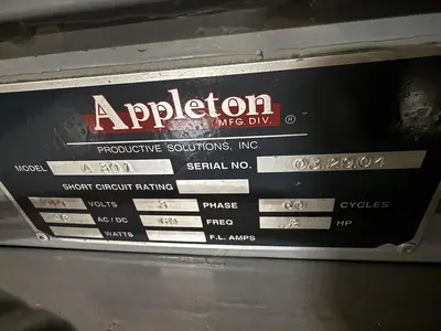 Used 2004 APPLETON A301 Core Cutters Pennsylvania US | Global Equipment International, LLC #1488058