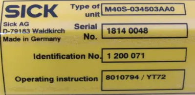 NEW SICK M40S-034503AA0 LIGHT CURTAIN M4000 M40S034503AA0