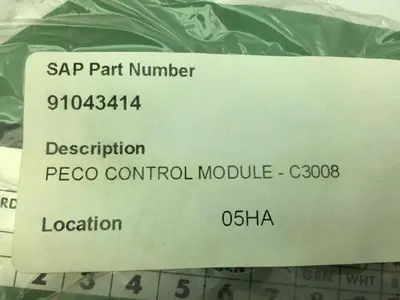 Peco C3008 4344 Modular Control Model LM 10W 117VAC 50-60 Cycle