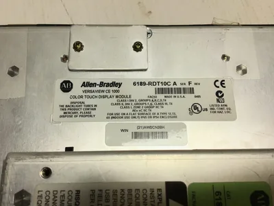 USED ALLEN-BRADLEY ⚙️ MODEL: 6189-RDT10C
🔢 SERIES: A | REVISION: F