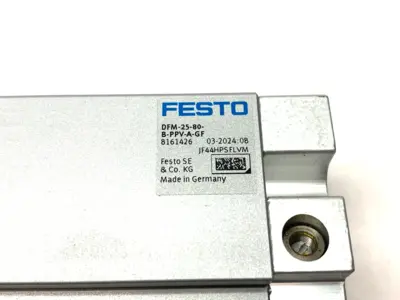 New | in-Stock FESTO GUIDED DRIVE CYLINDER 80MM STROKE Pneumatic Cylinders | Maverick Industrial Sales #1111784