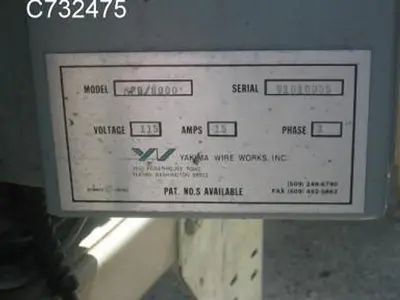Filler, Bag, Modular, Mdl MPB/8000, Frac HP, #S732475