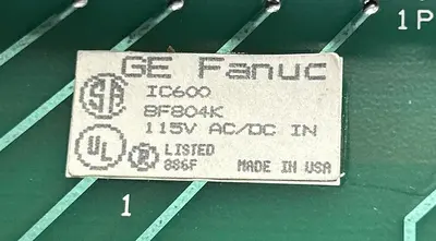 Used GE FANUC IC600BF804K Industrial Controls Ohio US | Surplus Asset Holdings #1240651