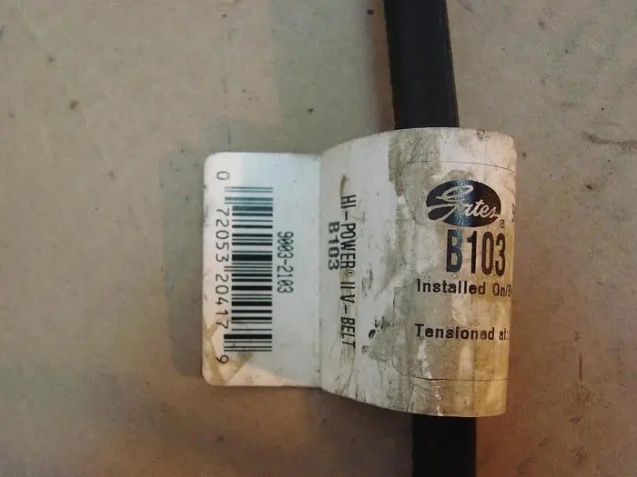 Used GATES B103 Belts Michigan US | Ideal Machinery #700084