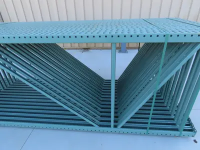 Teardrop Pallet Racking Upright Leg 12' x 4' 23,900 LB 144" x 48" 3"x3" Column