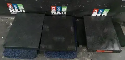 Granite Surface Inspection Plates 24"x18"x4" - Lot of 3