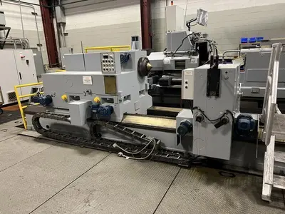 WEMEX HECKERT 1700mm (67") x 8000mm (26')  Roll Grinder Model SAXW-1600/2 (14657) GRINDERS, ROLL | Machinery International LLC (2)
