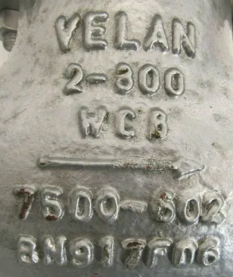 NEW VELAN F08-1074C-02TY-W320 GLOBE VALVE 2"-300 F081074C02TYW320