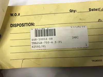 USED MILCO PNEUMATIC WELD CYLINDER