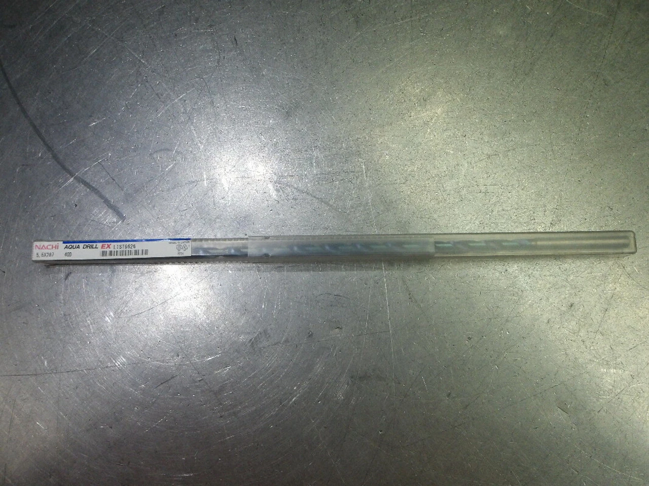 Nachi Aqua Drill EX 5.5mm Coolant Thru 40XD Carbide Drill 5.5 40D L9626 (LOC1123D)