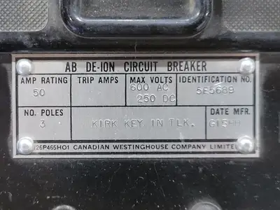 USED WESTINGHOUSE AB DE-ION