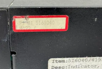 USED RED LION 5161040 TACHOMETER / INDICATOR SERIES 600